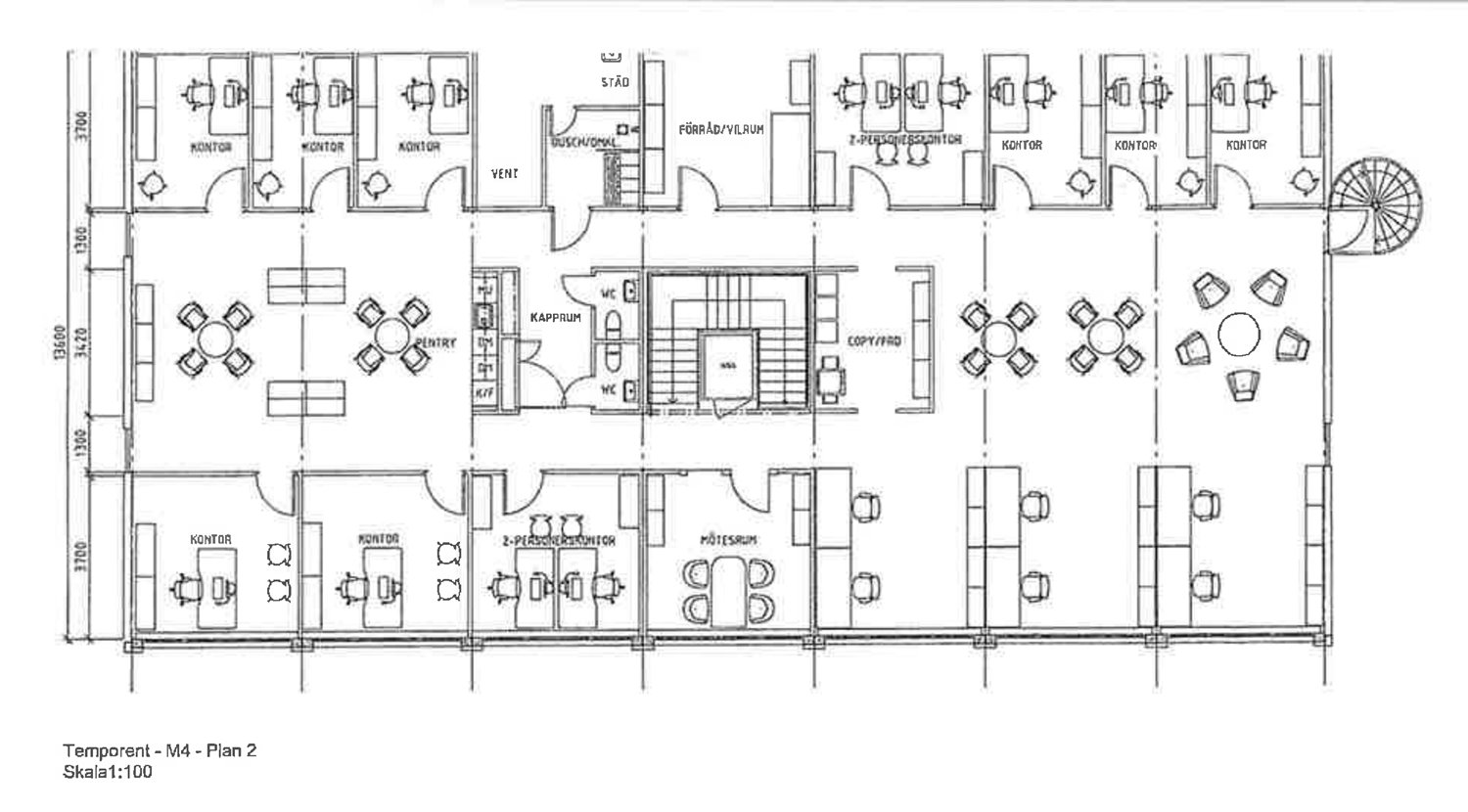 Planritning - övre plan