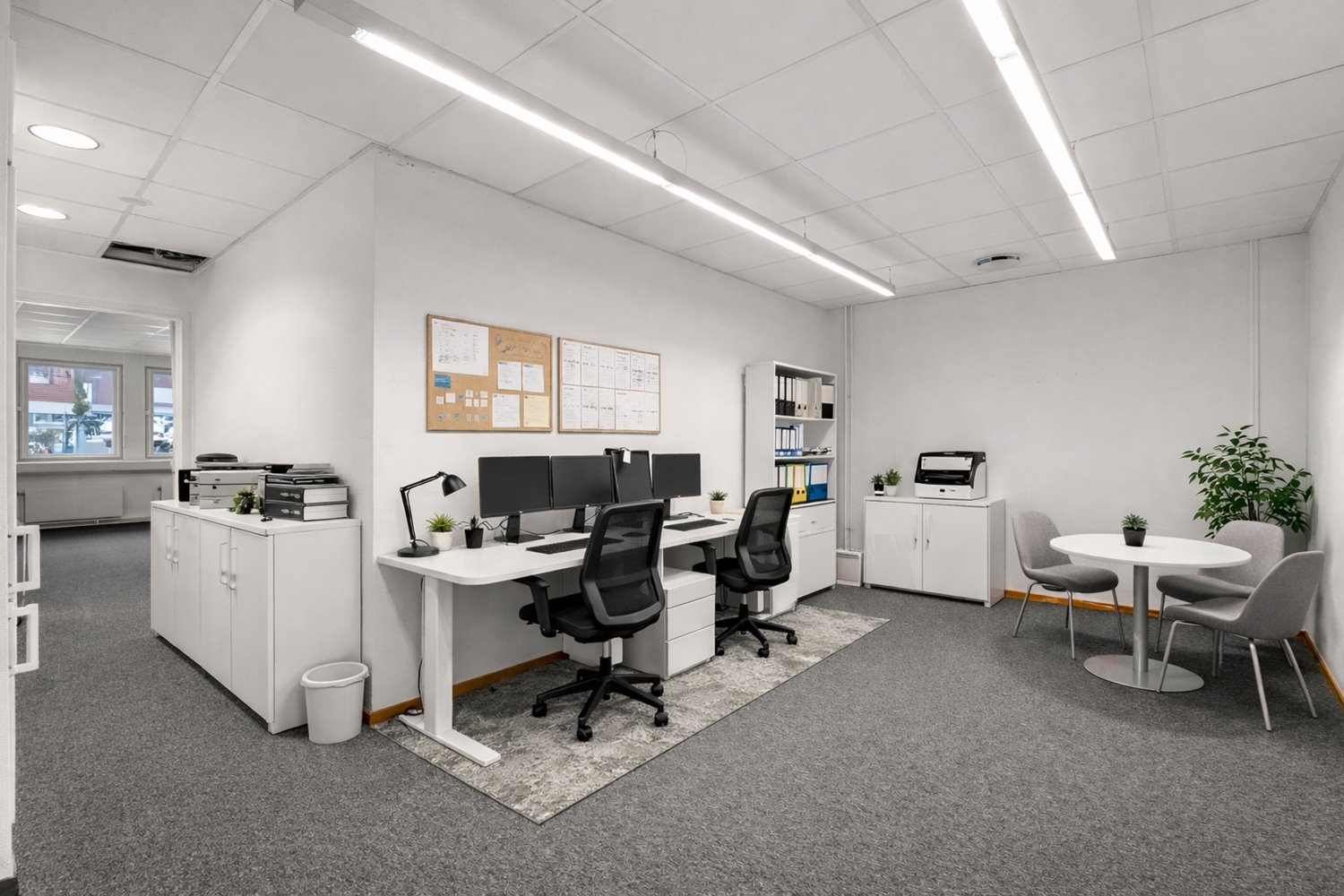 Kontorsrum med flexibel möblering