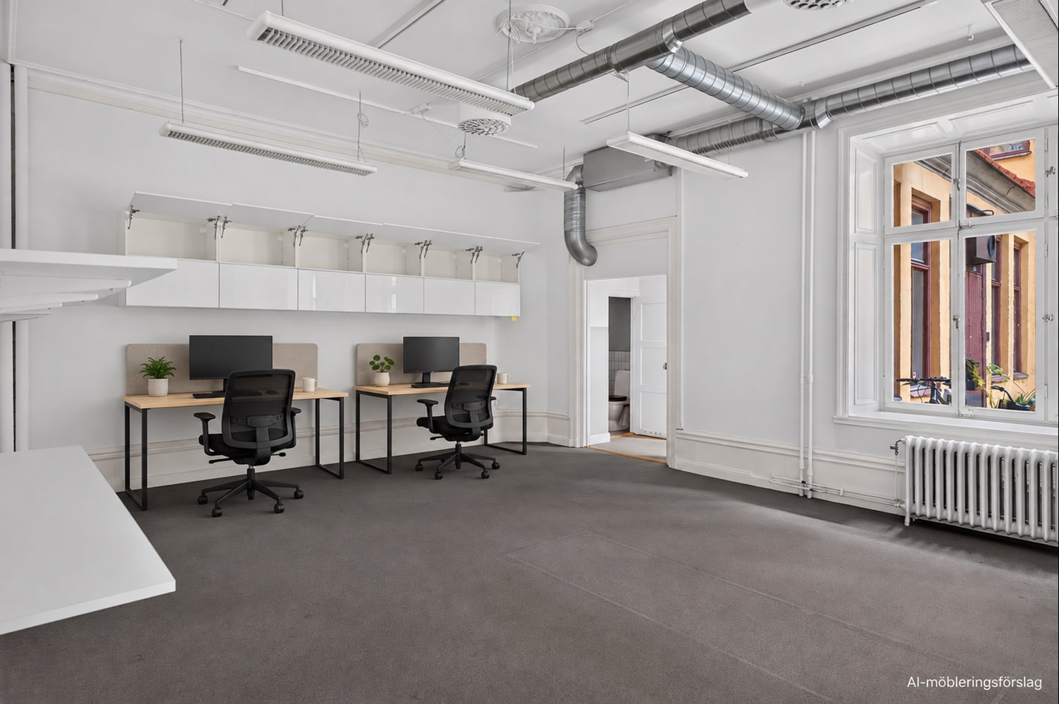 Rymligt kontor med karaktär och möjligheter