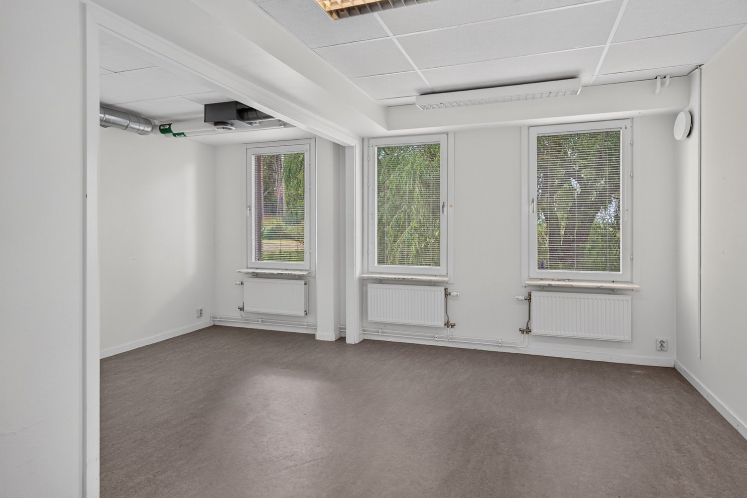 Rymlig och flexibel lokal med många fönster