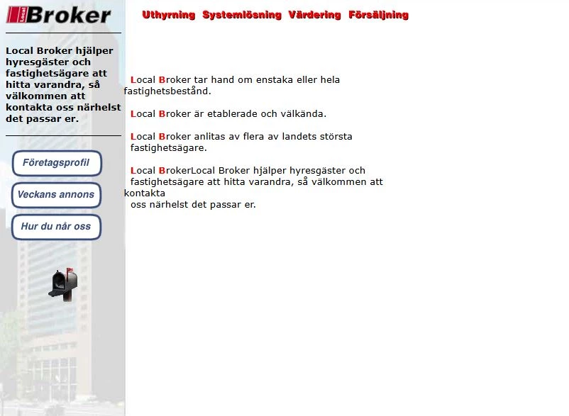 Annonsering på internet 1999