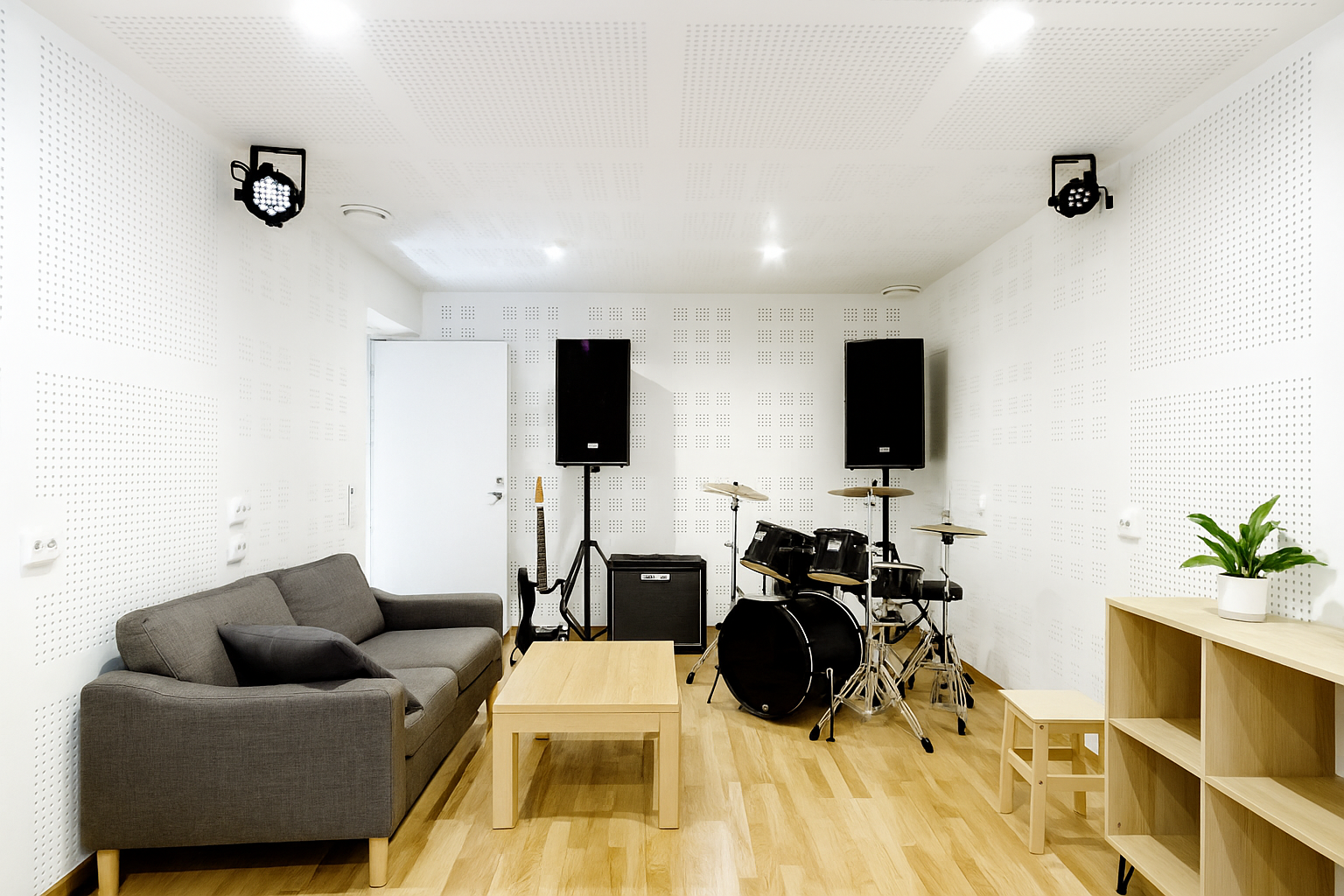 En av studiorummen